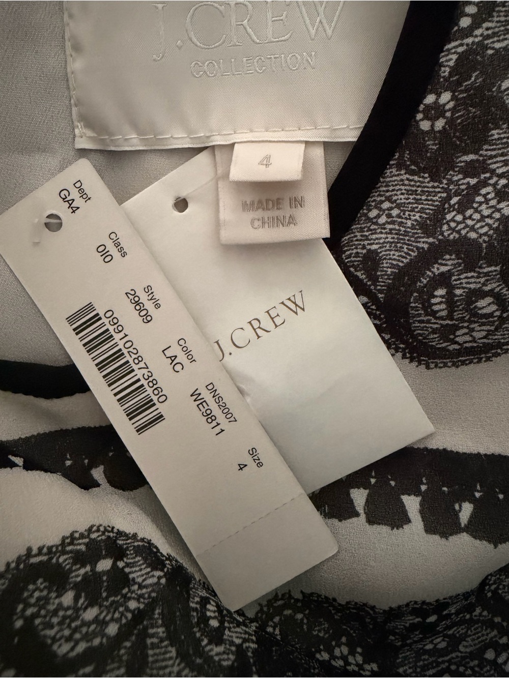 J. Crew Collection "Jules" Shift Dress Size 4 NWT - Picture 5 of 7